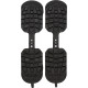 Ski boot traction Black